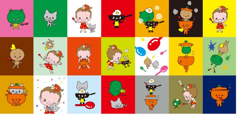 POP-SPOON-CAFE-キャラクター